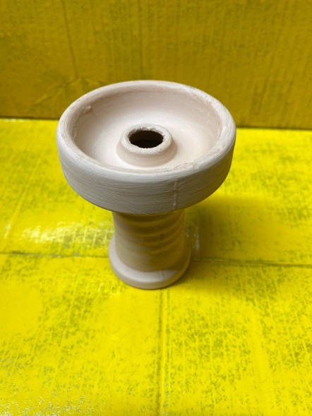 Кальянная чаша для табака "Молочный" (Низкая) №26