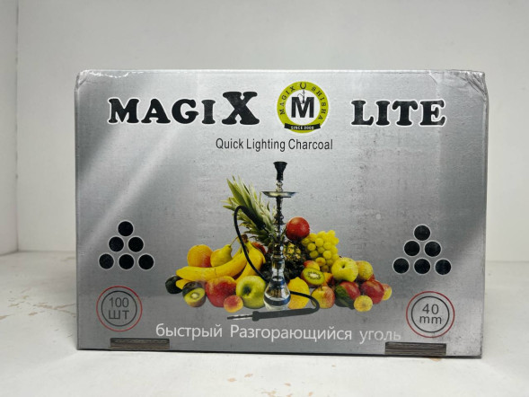 Угли для кальяна "Magix Lite" (100шт/уп)