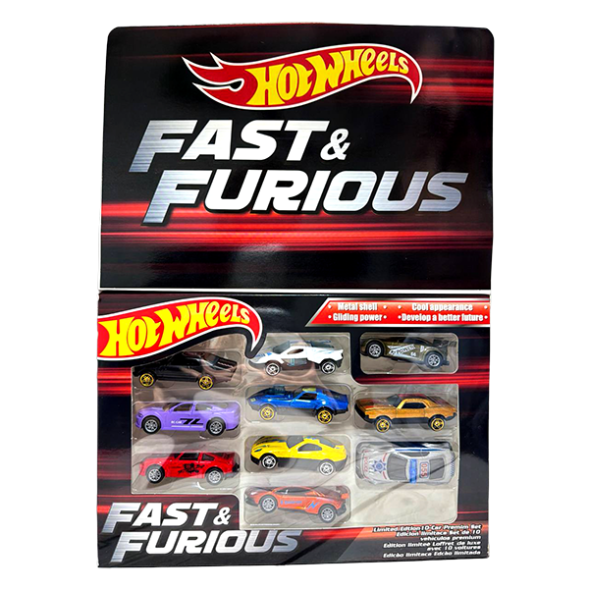 Набор машинок HotWheels 10в1 (NO:A5080)