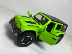 Машинка (пластик) «Inetria Cars» Jeep 4x4 (Зеленый)