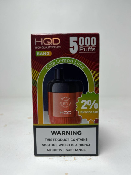 Электронная сигарета HqD 5.000 «Cola Lemon Lime» (Кола Лимон Лайм)