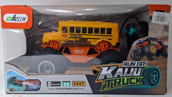 Машинка "Monster Truck" На Радио Управлении (Желтый) (Дым)