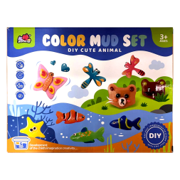 Пластелин DIY Рыбка+Мишка "Color Mud Set"