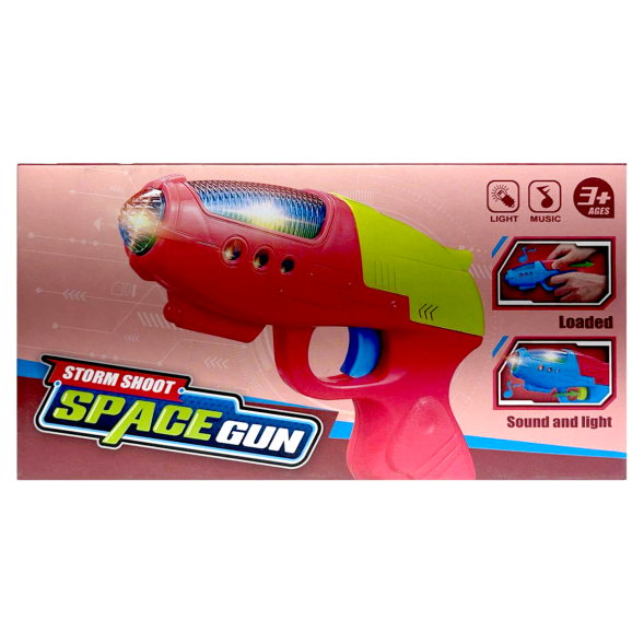 Пистолет «SpaceGun» Красный (свет,звук)