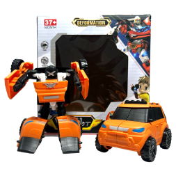 Машинка-Трансформер «TOBOT ROBOT» (Оранжевый) (NO:28805) (12х8х4см)