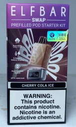 Под Система + Картридж Elfbar Swap 10.000 «Cherry Cola Ice» (Вишня Кола Лед)