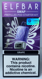 Под Система + Картридж Elfbar Swap 10.000 «Grape» (Виноград)