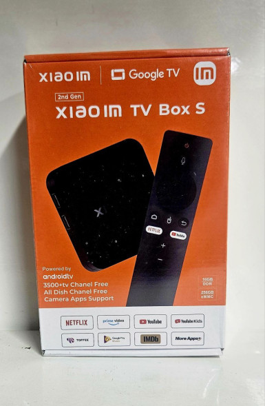 Приставка ТВ-смарт 4К XIAOMI TV Box S (16GB+256GB)