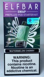 Под Система + Картридж Elfbar Swap 10.000 «Watermelon Cherry» (Арбуз Вишня)