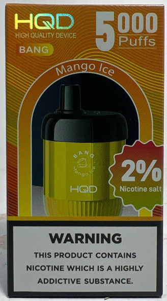 Электронная сигарета HqD 5.000 «Mango Ice» (Манго Лёд)