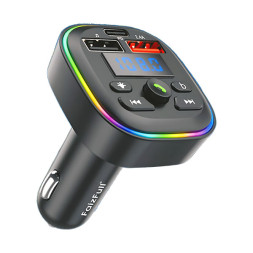 FM модулятор+АЗУ FS22 2.4A, Bluetooth 5.0+EDR