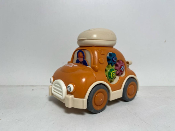 Машинка (пласт.) «Super Taxi» Оранжевая (маленькая, инерционная)