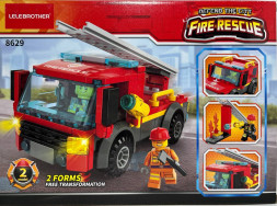 Конструктор «Пожарники(Машина 2в1)» (133 деталей)