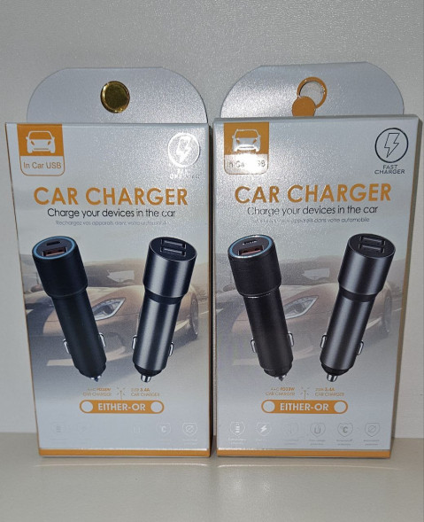 Автомобильный USB-адаптер Car charger (38W 2.4A)