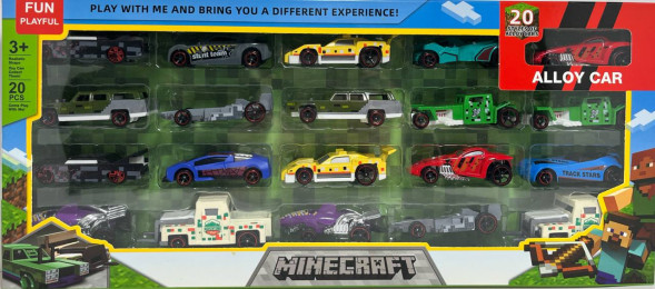 Набор машинок «Майнкрафт 20в1»