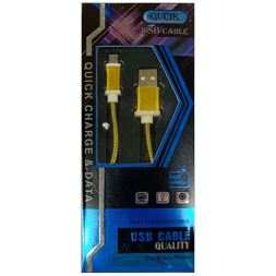 Кабель QUCIK MicroUSB (W-008)