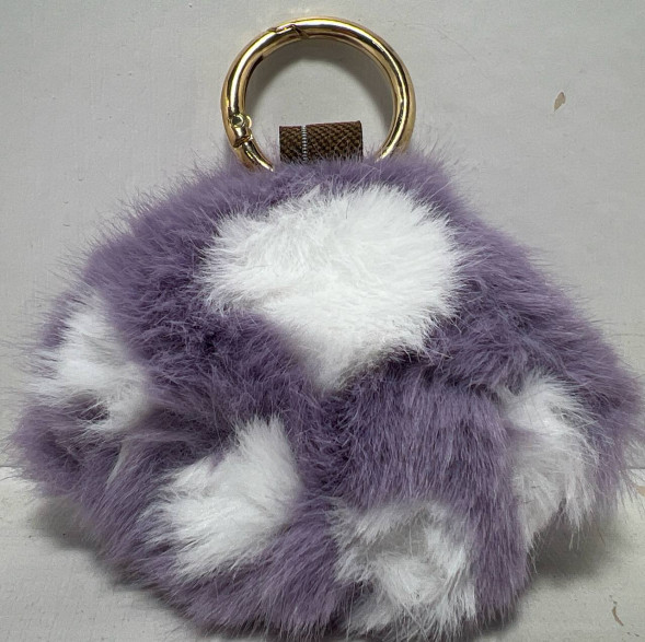 Брелок "Кошачья Лапка" Бело-Красный