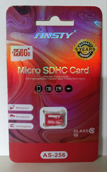 Карта памяти micro Ansty 256 GB (AS-256)