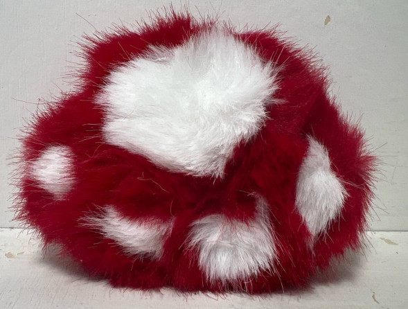 Брелок "Кошачья Лапка" Красно-Белый