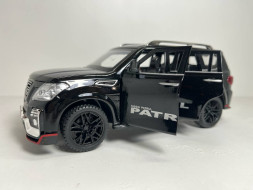 Машинка (метал) «DIE-Cast Car» Nissan Patrol (Черная)