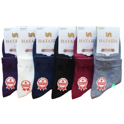 Носки женские Наташа (37-41р.) Легкие (10шт/уп) NO:6837-1