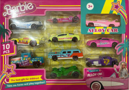Набор машинок «Барби 10в1»