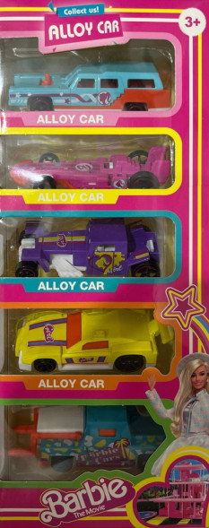 Набор машинок «Барби 5в1»