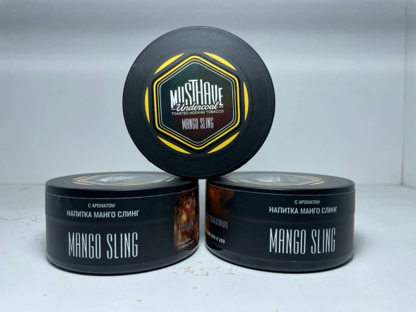Табак для кальяна MustHave 125гр. «Mango Sling» (Напиток Манго Слинг)