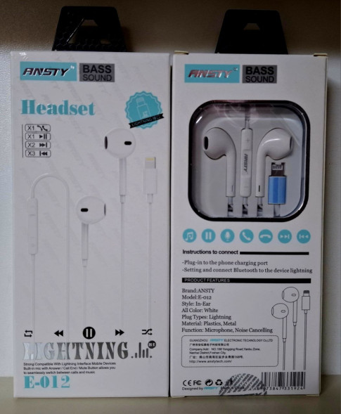 Наушники проводные Ansty Lighting (E-012)