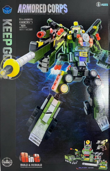 Конструктор Трансформер «Воин» (721 деталей)