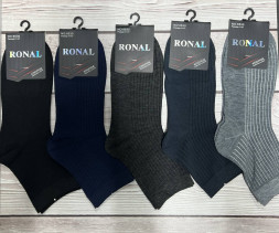 Носки длинные мужские RONAL (41-47р.) Легкие (10шт/уп) (NO: 6530)