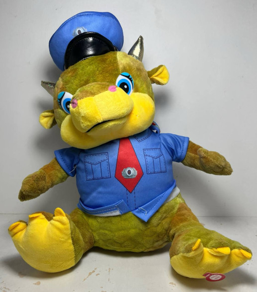 Динозавр "Шериф"  (Музыка, на батрейках)