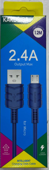Кабель Kakusiga "1200mm" MicroUSB 2.4A (KSC-710)