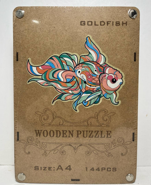 Пазлы Деревянные "Рыбка №2" (144 деталей)