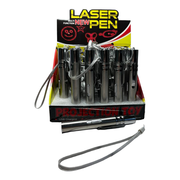 Лазерная указка (Lazer Pen) 3 света (Белый, синий, красный) (24шт/уп)