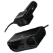 АЗУ Разветвитель прикуривателя FaizFull FZ50 6В1 (36W быстрая зарядка) 12-24V ,(USBx2 Type-cX2, 2 Гн