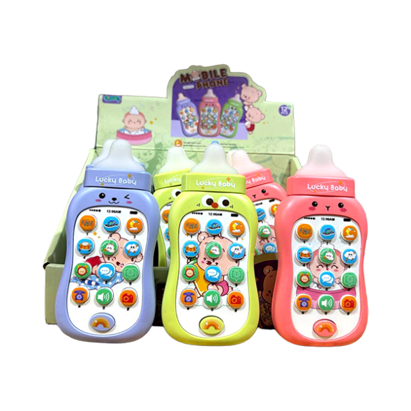 Игрушечный телефон «Lucky Baby» (на батарейках) (15х6см) (12шт/уп)