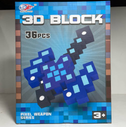 Конструтор "Топор" Майнкрафт (36 деталей)