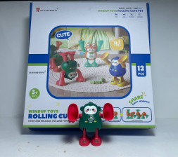 Обезьянка (пласт.) Заводилка (Зелёный)