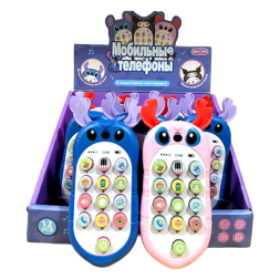Игрушечный телефон (на батарейках) (13х6см) (12шт/уп)