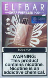 Картридж Elfbar 10.000 «Bomb pop» (Взрыв Бомбы)