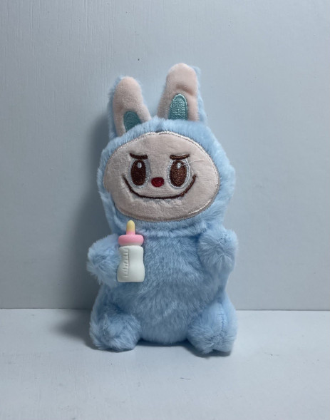 Мягкая Лабубу-брелок (Голубой)