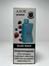 Катридж для электронной сигареты AAOK 25.000 “Blue Razz” (Синий Разз)