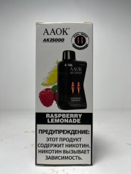 Катридж для электронной сигареты AAOK 25.000 “Raspberry Lemonade” (Малиновый Лимонад)