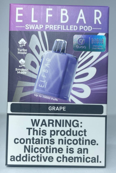 Картридж Elfbar 10.000 «Grape» (Виноград)