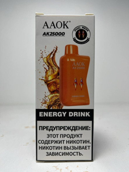 Катридж для электронной сигареты AAOK 25.000 “Energy Drink” (Энергетик)