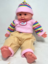 Пупс «Розовый костюм» большой