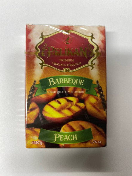 Табак для кальяна PelikaN 50гр. "Barbeque Peach” (Барбекю Персик)