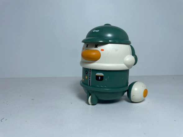 Утка пластиковая заводилка (Зелёный)