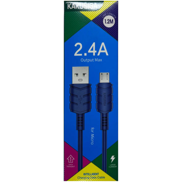 Кабель Kakusiga "1200mm" MicroUSB 2.4A (KSC-710)